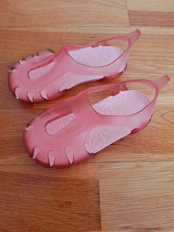 Chaussures de plage piscine Tribord Decathlon Pointure 26 rose clair