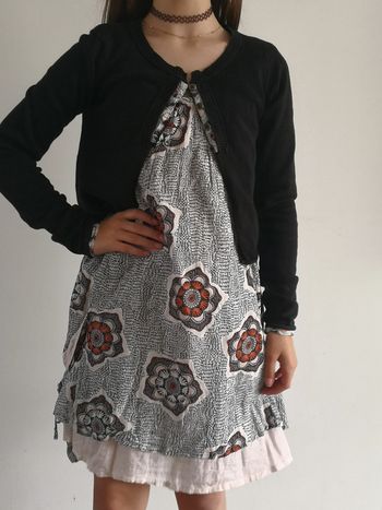 Lot / Ensemble robe + gilet assorti Captain Tortue 10 ans