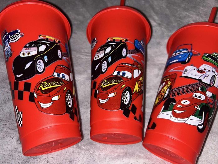 Grand gobelet à paille cars Disney pixar - photo numéro 4