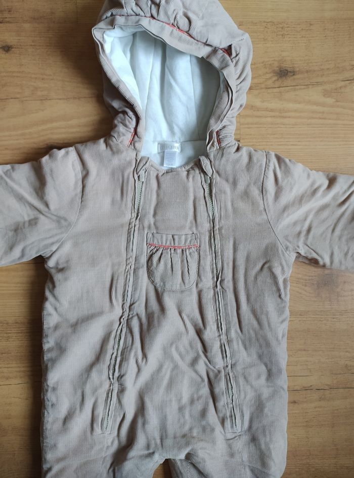 Combi pilote velours 6 mois Obaïbi - photo numéro 4