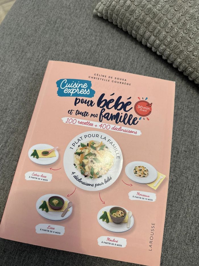 Livre - Cuisine express pour bébé et toute la famille