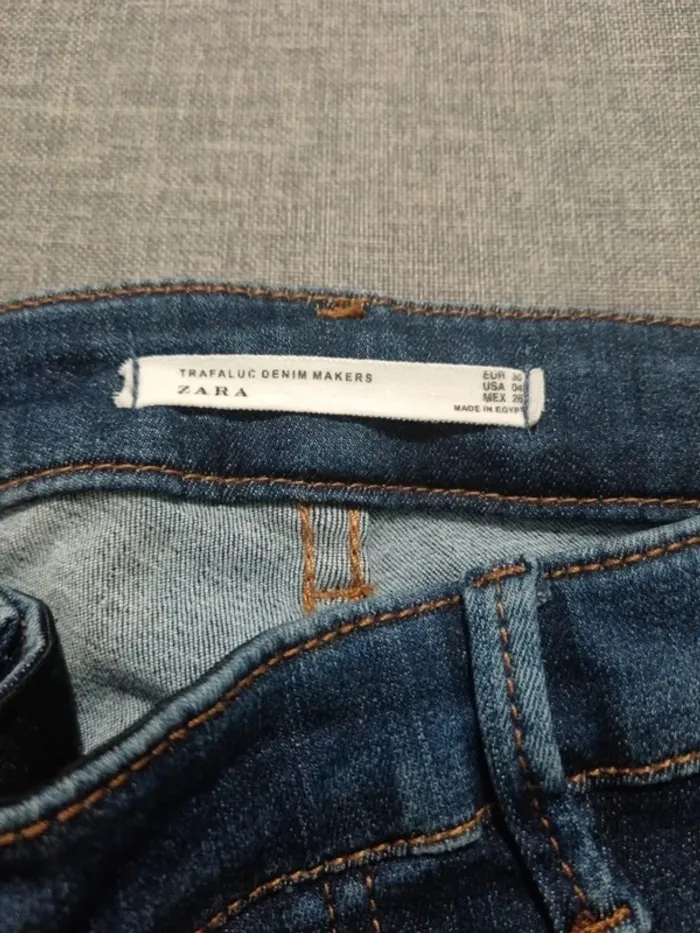 C62 jeans marine Zara 36 - photo numéro 3