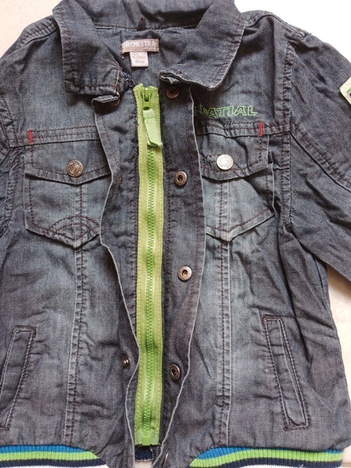 Veste en jean deux en un garçon Orchestra 23 mois - photo numéro 7