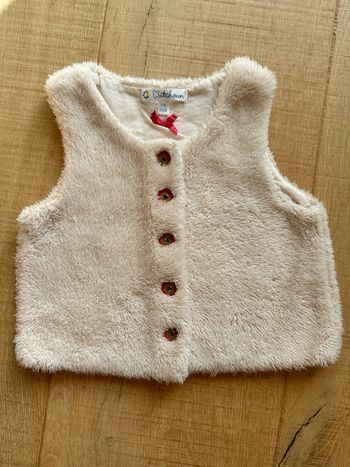 Gilet sans manches doux 9 mois
