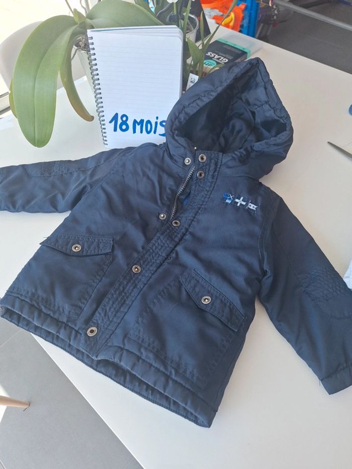 Manteau doublé 18 mois Grain de blé