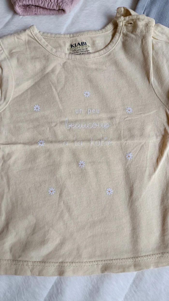 Lot pantalons et t-shirt 6 mois - photo numéro 4