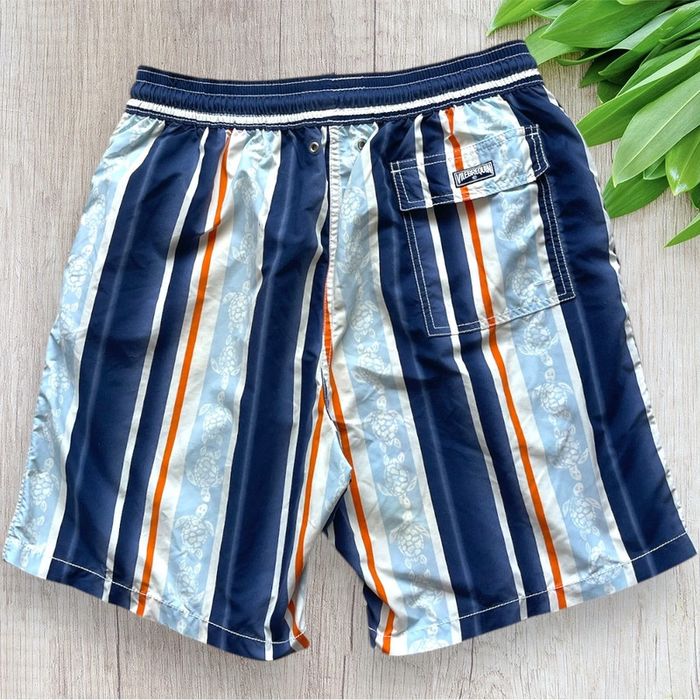 Short de bain homme Vilebrequin – Taille L – Rayé bleu, blanc, orange - photo numéro 2