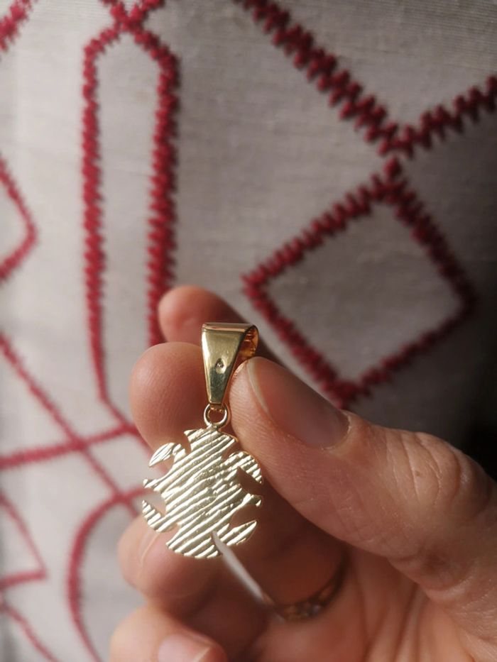 Pendentif plaqué or - photo numéro 2