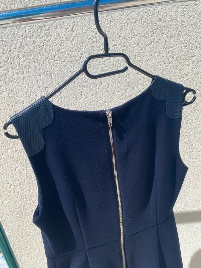 robe bleu marine droite nafnaf taille 38 - photo numéro 4