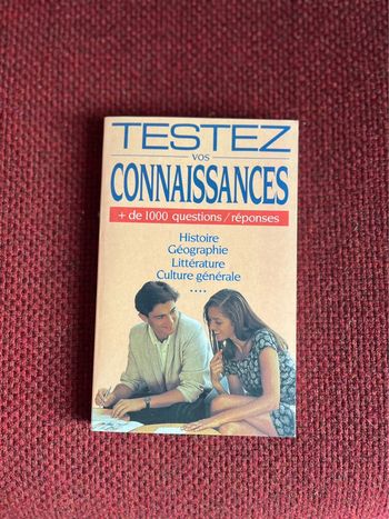 Livre Testez vos connaissances