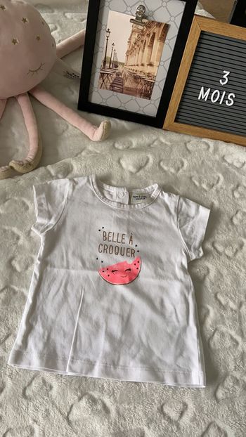 Tee shirt 3 mois manche courte