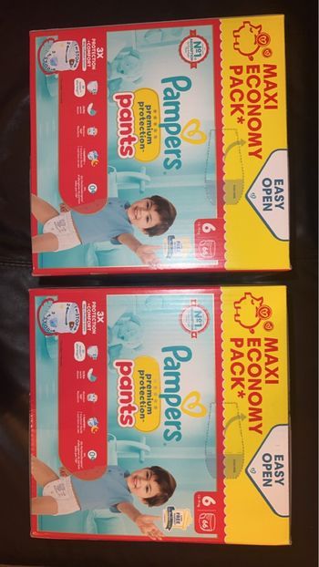 Couche Pampers taille 6