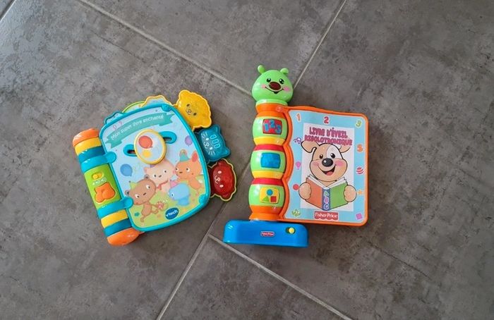 Lot de 2 livres musicaux enfant bébé