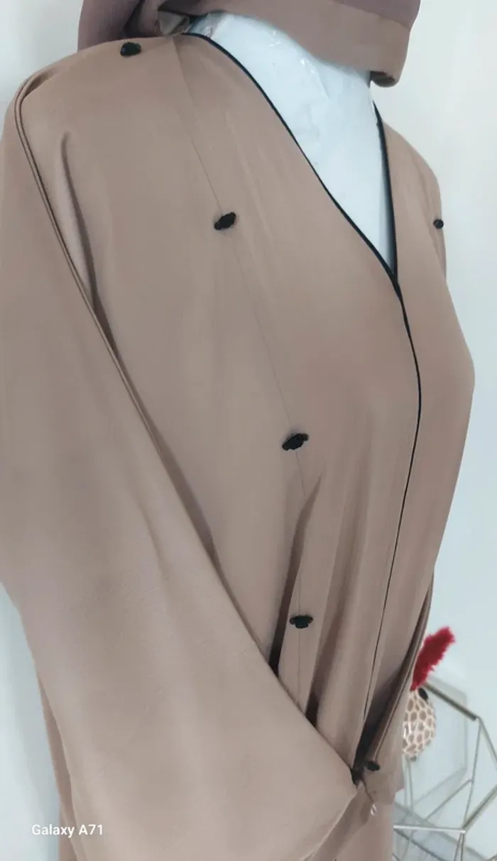 Robe dubai brune chic neuve - photo numéro 5