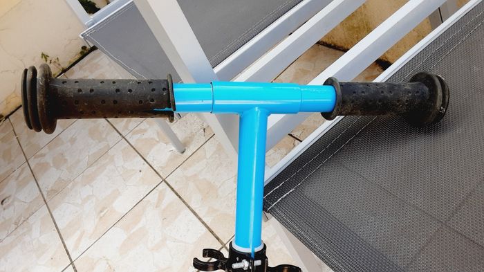 Trottinette patinette bleu réglable en 3 hauteurs 70, 75 et 80 cm - photo numéro 6