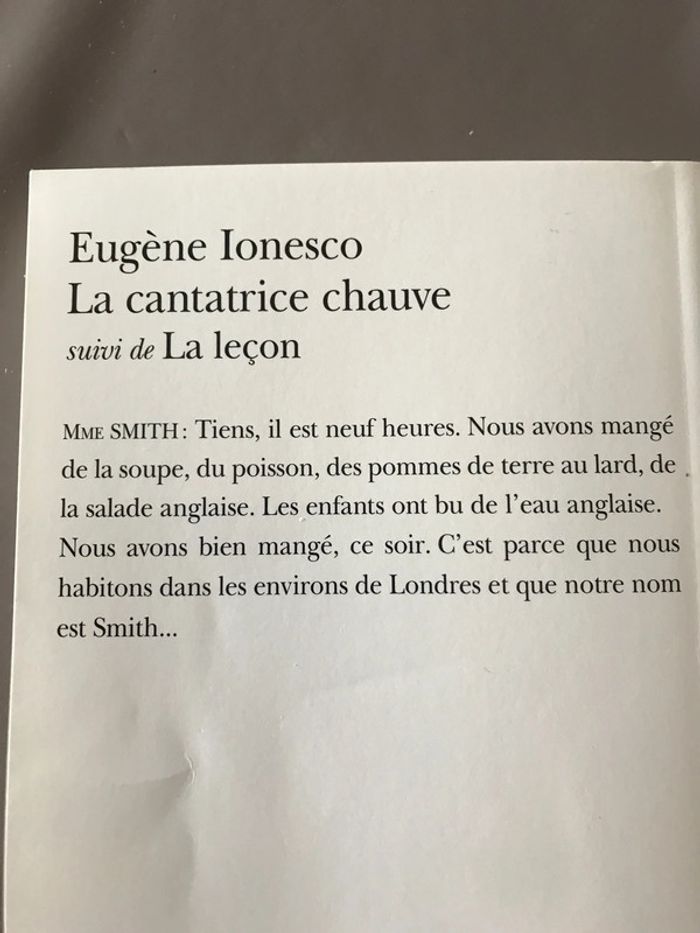 Livre La Cantatrice chauve - photo numéro 3