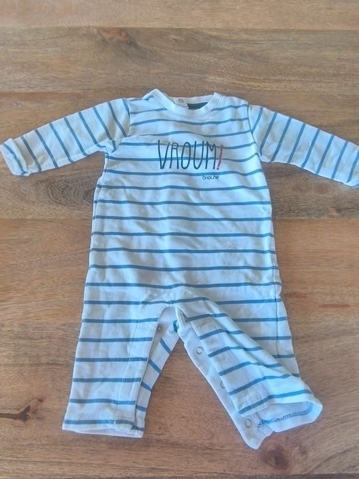 Pyjama sans pieds 3 mois garçons