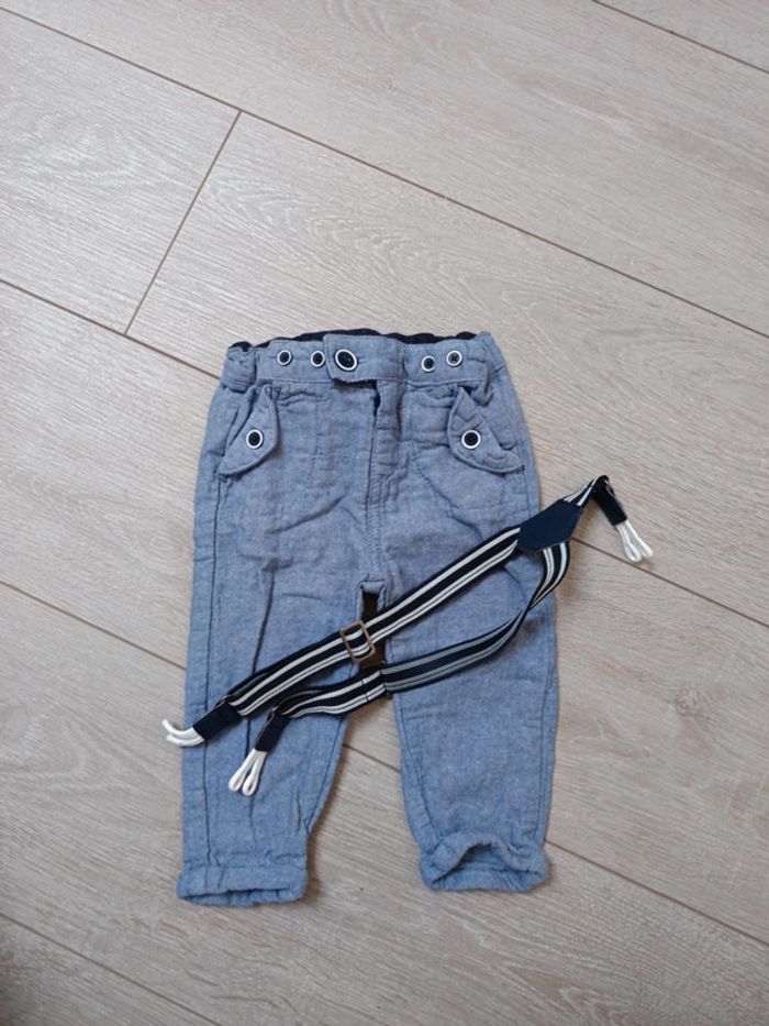 Pantalon bretelles