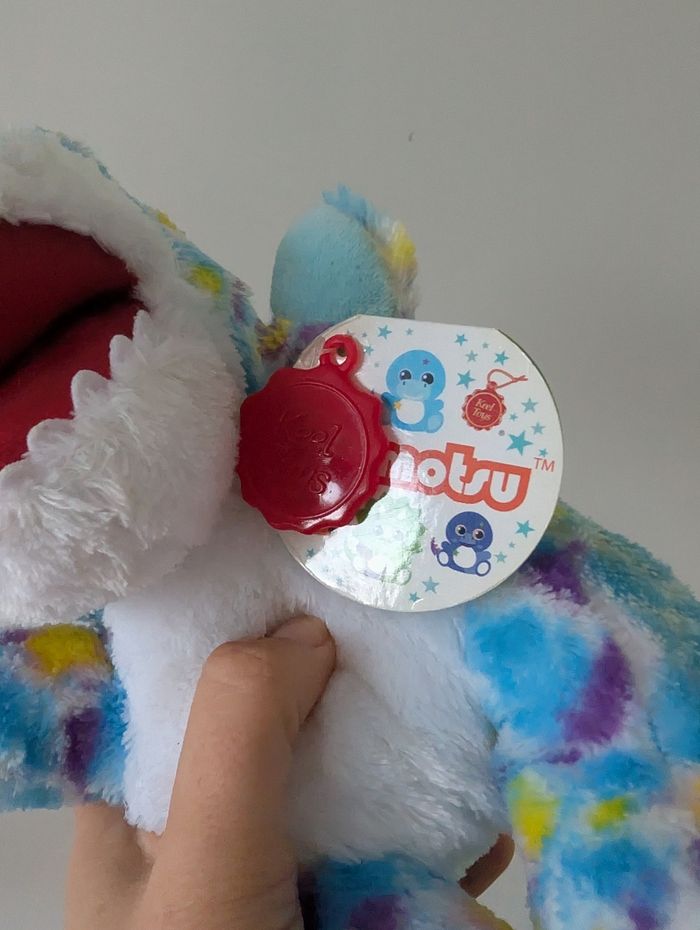 Peluche dino colorée neuve - photo numéro 2