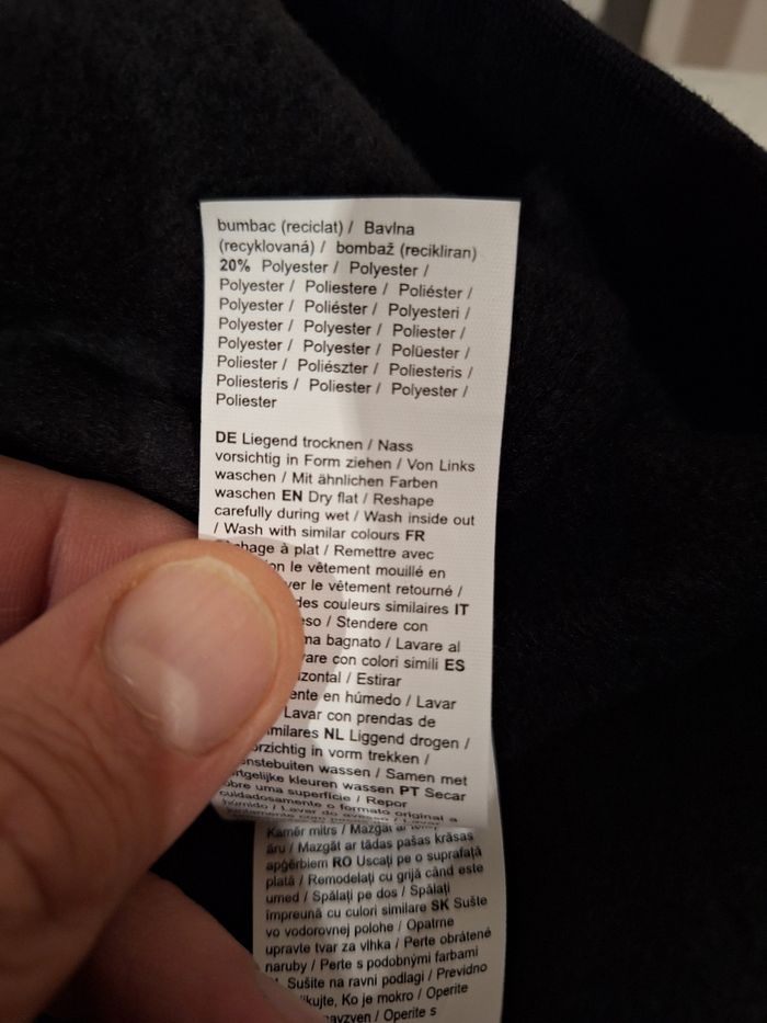 Sweatshirt molletonné noir neuf Pier One XL - photo numéro 6