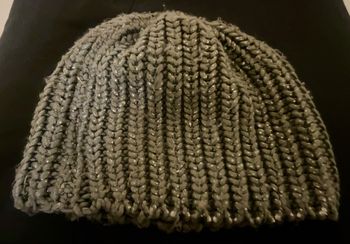 Bonnet »Cache-Cache »gris et argenté