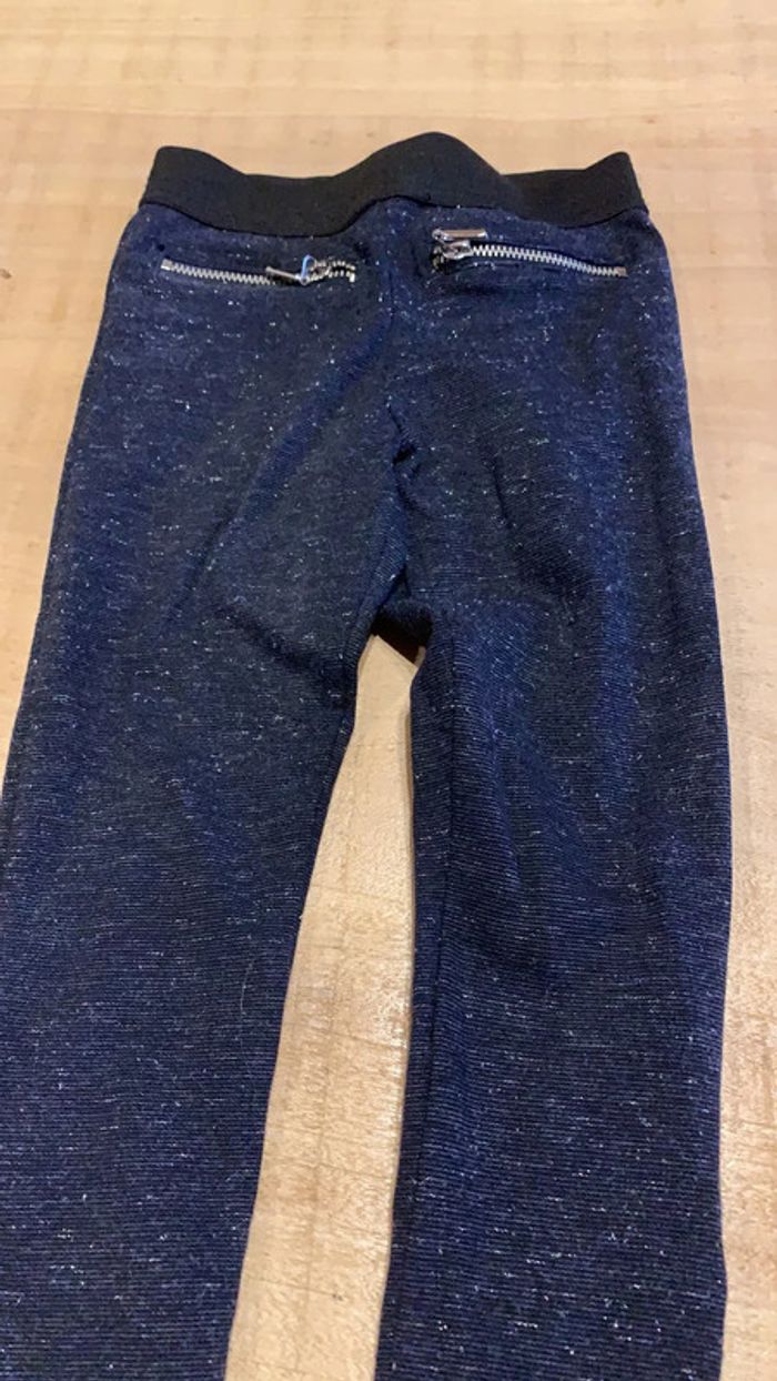 Leggings Orchestra bleu pailletté 3 ans - photo numéro 2