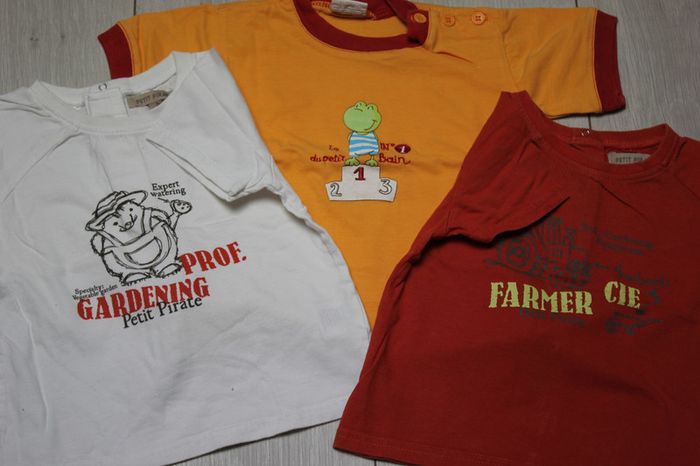 Lot 3 t-shirts à manches courtes