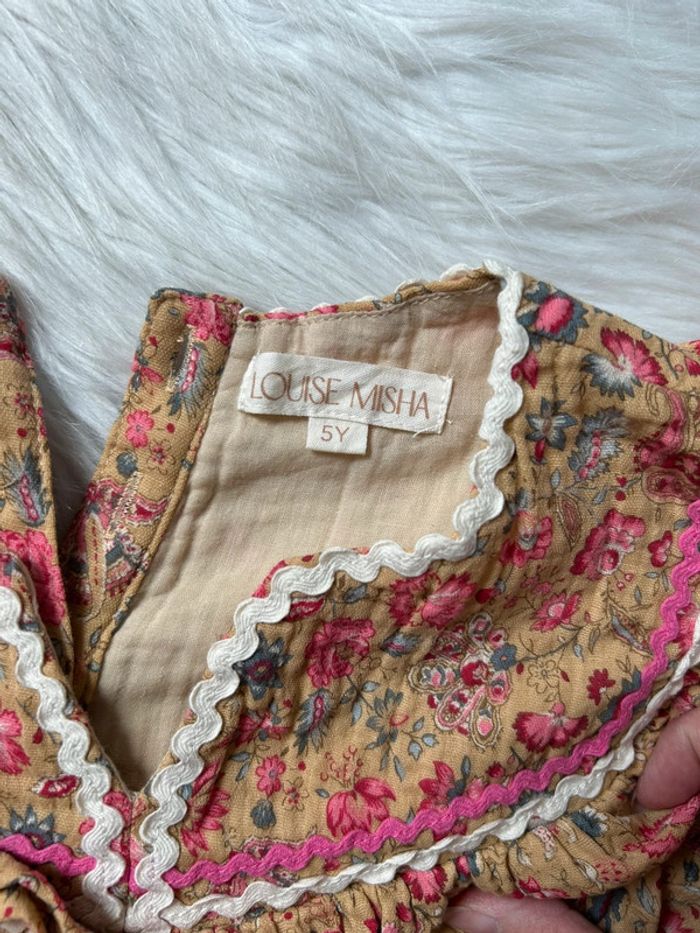 Robe Louise Misha style bohème fleuri - Taille 5 ans - photo numéro 5