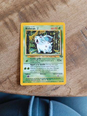 Pokémon nidoran 57/64 1995