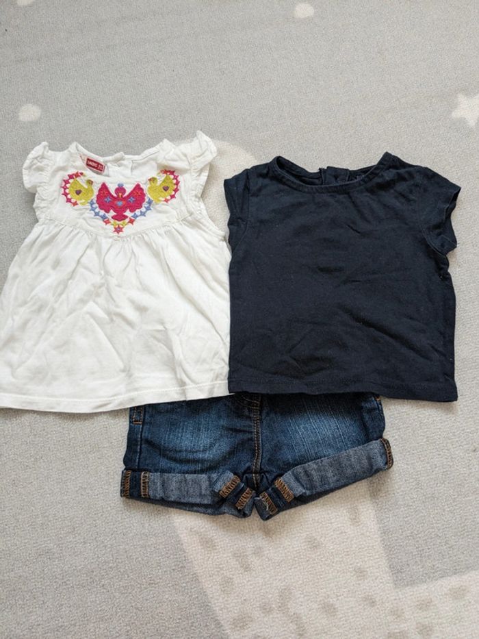 Ensemble 2 tee-shirt et un short - photo numéro 2