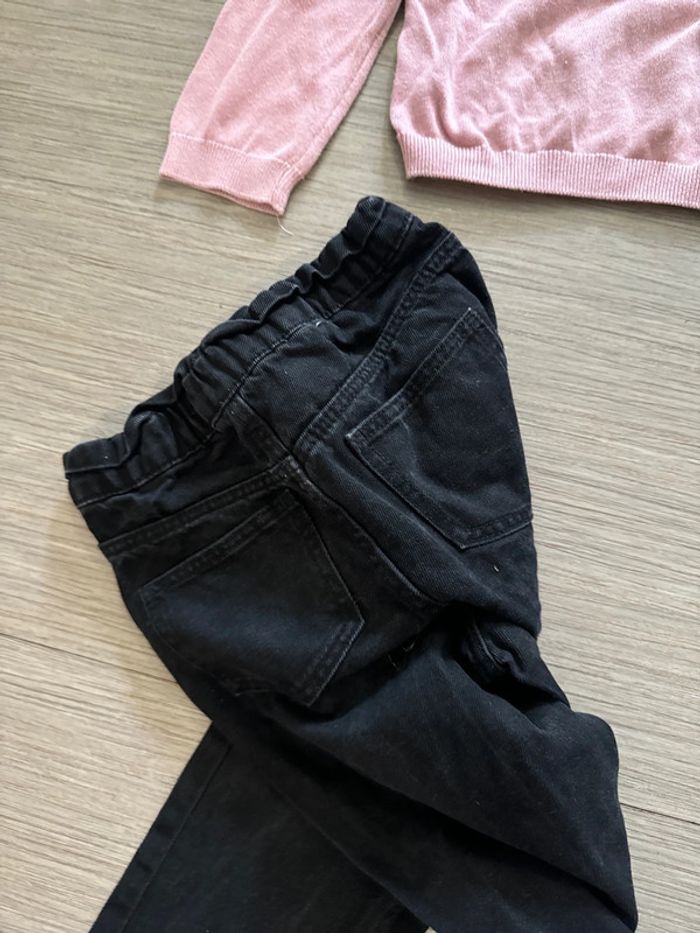 Pull6:7 ans et jeans noir 6 ans - photo numéro 4