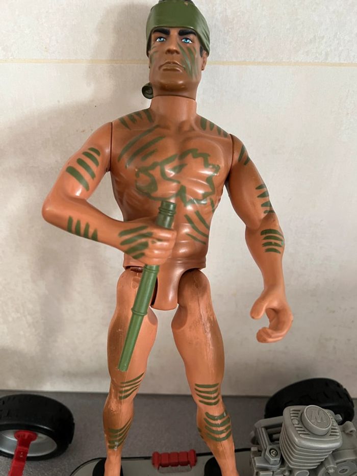 Lot de 2 personnages action man + skateboard extrême - photo numéro 3