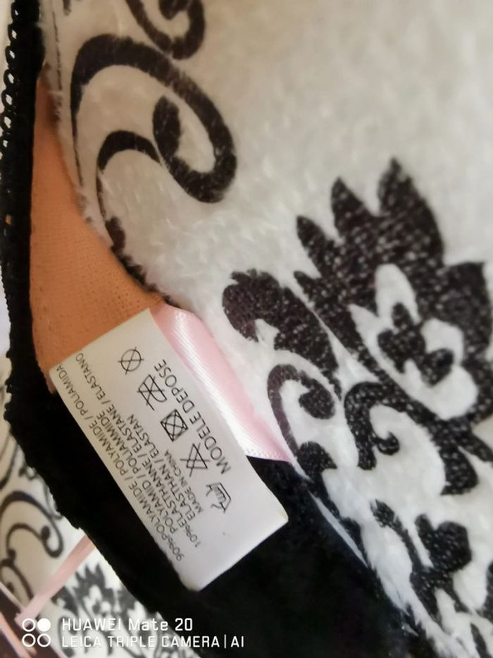 💕Jolie brassière avec coque  ampliforme noir en dentelle - soleil sucré -femme TM/ 38 💕 - photo numéro 8