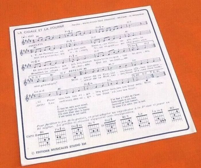 Vinyle 45 tours Cigales 3 Chansons pour enfants SM 17552 R - photo numéro 5