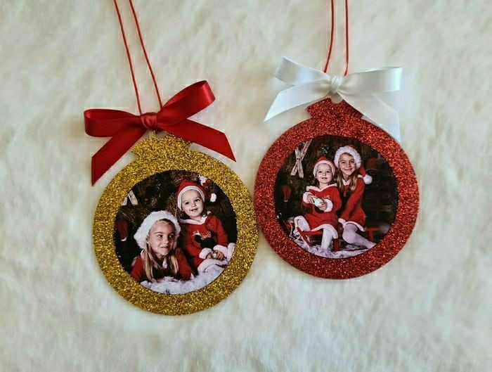 Boule de Noël avec photo personnalisée