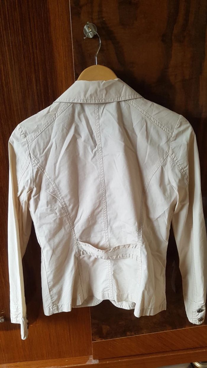 Ensemble veste et pantalon beige/crème - photo numéro 7