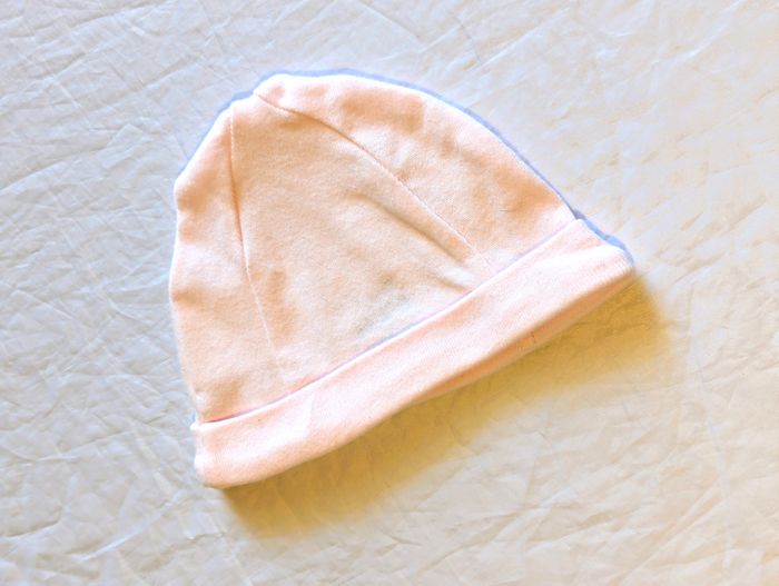 Bonnet Mes Petits Cailloux Rose Dessin Carré Tête Ourson Faune Accessoire Petits Enfants Bébés - photo numéro 3