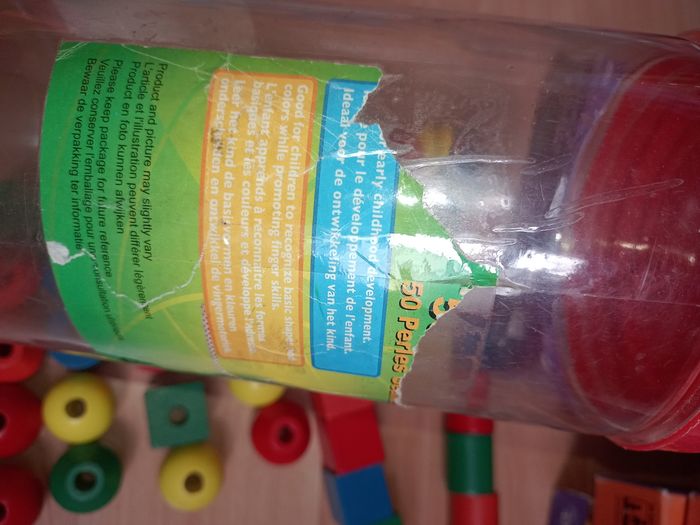 50 perles géantes avec collier et sa boîte de rangement Complet - photo numéro 5