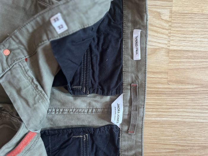 Pantalon Cargo Pants Jack & Jones Olive Night T42 - photo numéro 6