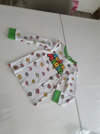 Haut Pyjama Mario Taille 4 ans
