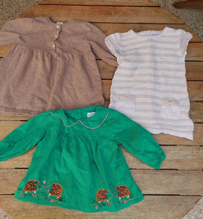 Lot de vêtements rentrée 12 mois fille - photo numéro 4