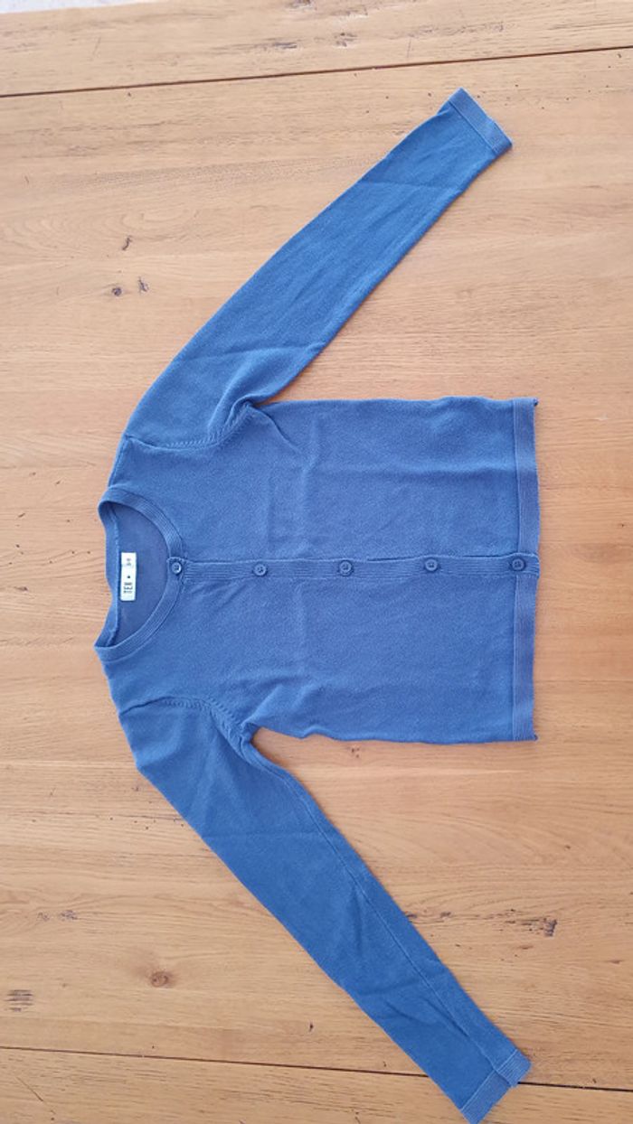 Gilet 5-6 ans couleur bleu marine - photo numéro 4