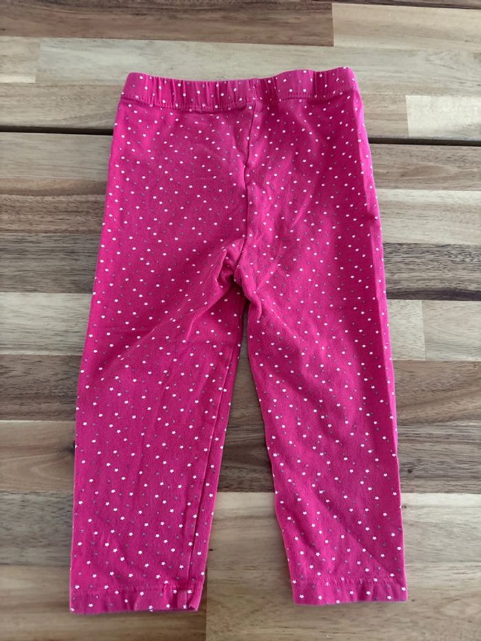 Legging rose étoiles - photo numéro 3
