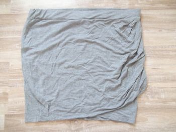 Jupe droite jersey grise La Redoute 46/48 (Y1)