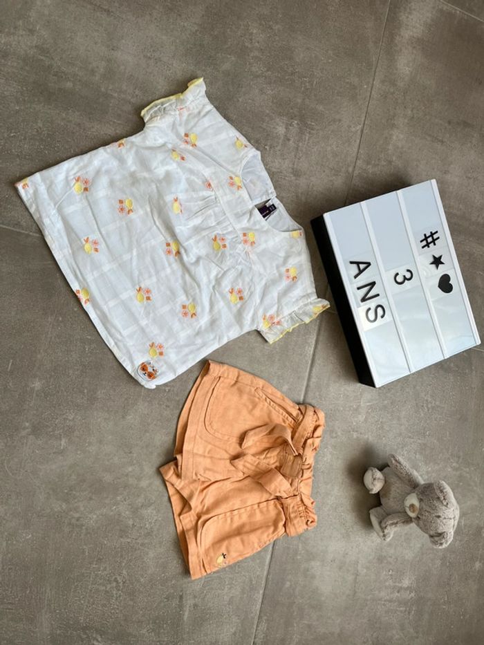 Ensemble citron 🍋 short
