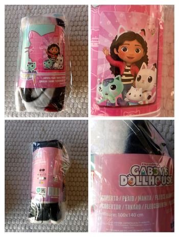 Plaid polaire 100×140 cm gabby chat