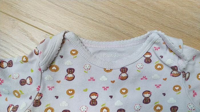 Body violet poupée russe kimbaloo 9 mois - photo numéro 2