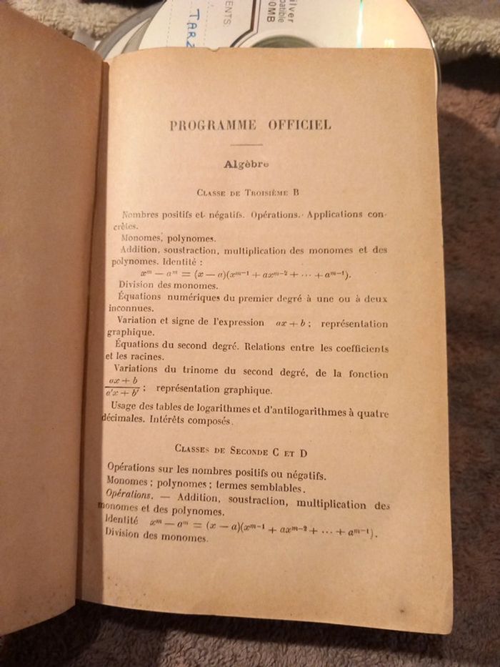 Livre algèbre - photo numéro 4