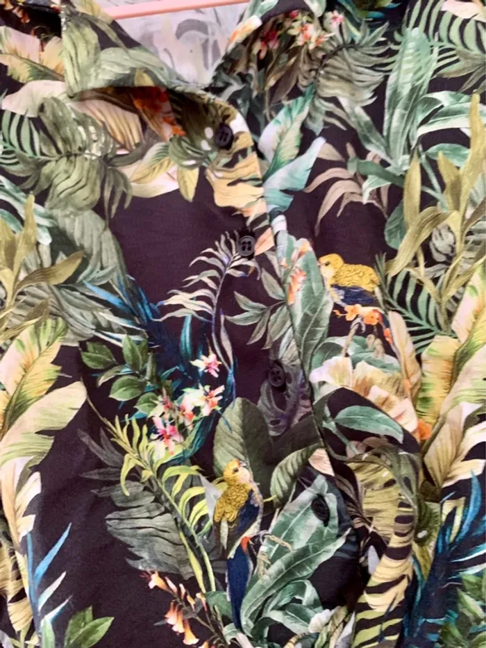 Lot 2 chemises tropicales fille – GÉMO – 10 ans 🌿🌺 - photo numéro 4
