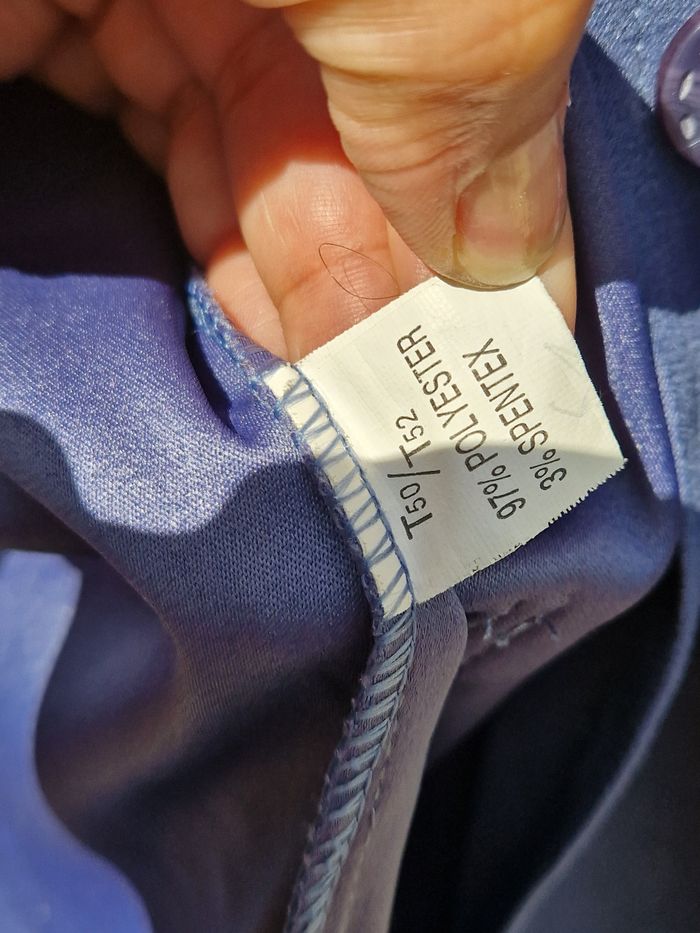 Jolie veste vintage jolie couleur et matière douce taille 50/52 - photo numéro 7